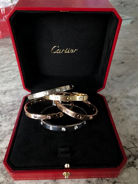 replica cartier bracelet with box|authentic used cartier love bracelet.